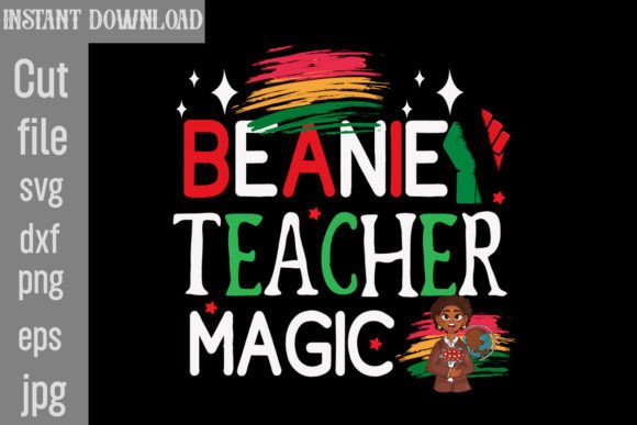 Beanie Teacher Magic SVG Cut File