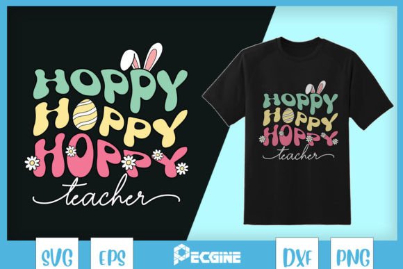 Easter Teacher Bunny Happy Easter SVG
