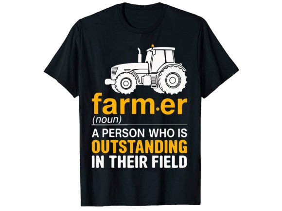 Farmer Noun a Tractor T-Shirt Design