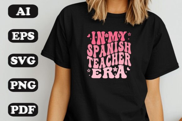 In My Spanish Teacher Era Wavy Svg Graphics