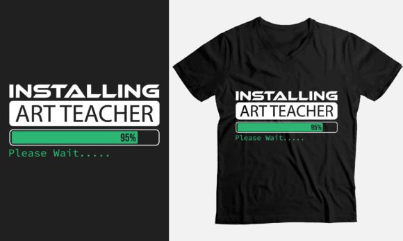 Installing Art Teacher Please Wait, Art Graphics