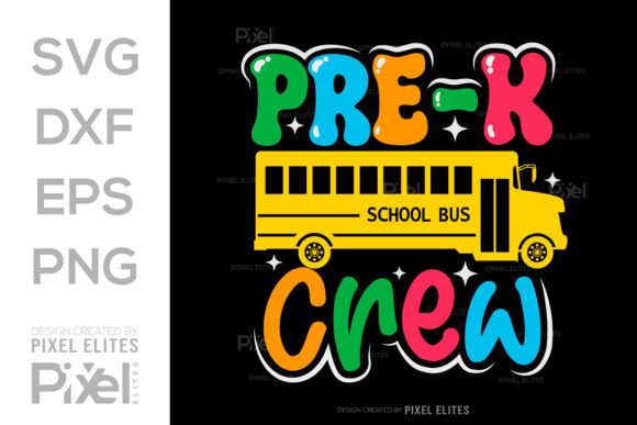 Pre-K Crew SVG Hello School Kids