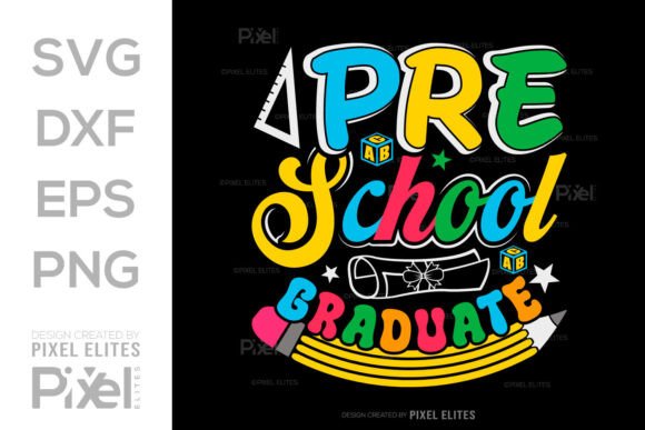 Preschool Graduate SVG Hello School Kids