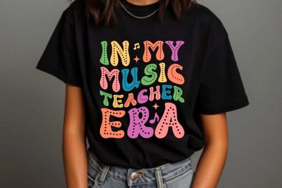 Retro in My Music Teacher Era Svg Png
