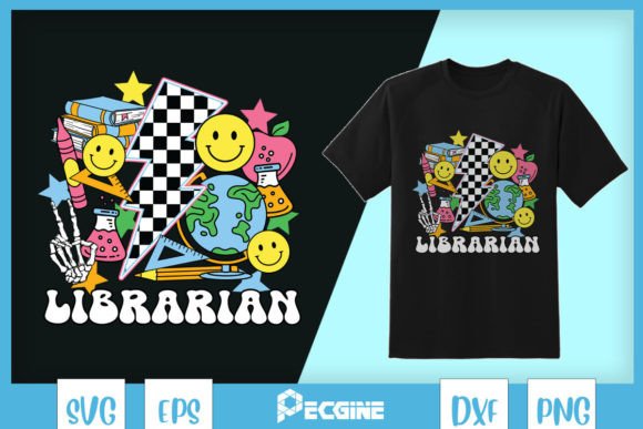Retro School Librarian SVG Review