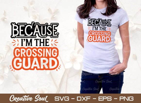 School Crossing Guard SVG Cut File for Graphics & T-Shirt Designs