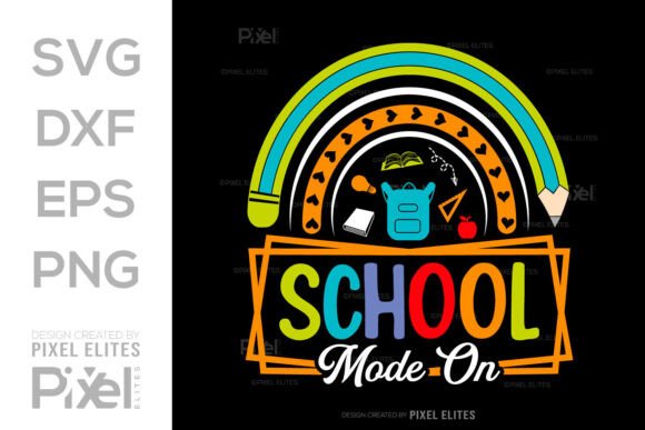 School Mode SVG Graphics for T-Shirt Designs