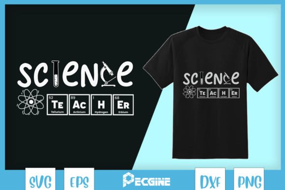 Science Teacher Periodic Table SVG Graphics