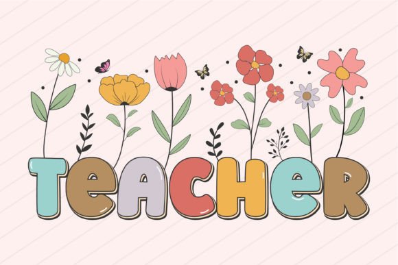 Teacher Flowers Grow Svg Png Teach Tiny Graphics